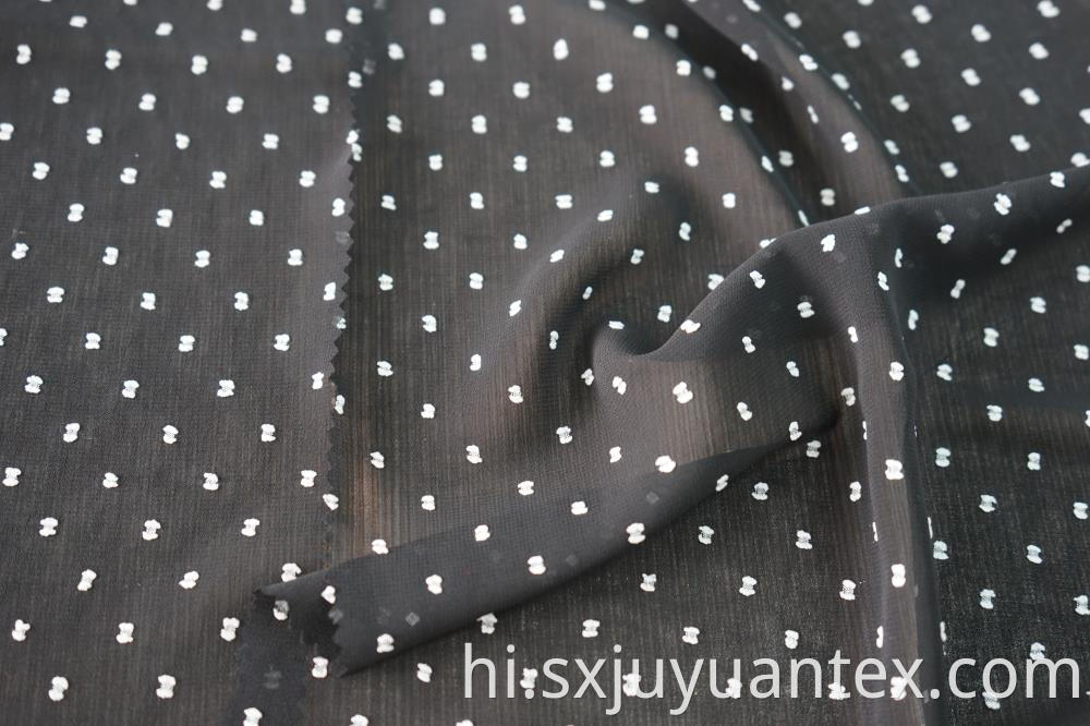 Multi Color Swiss Dot Jacquard